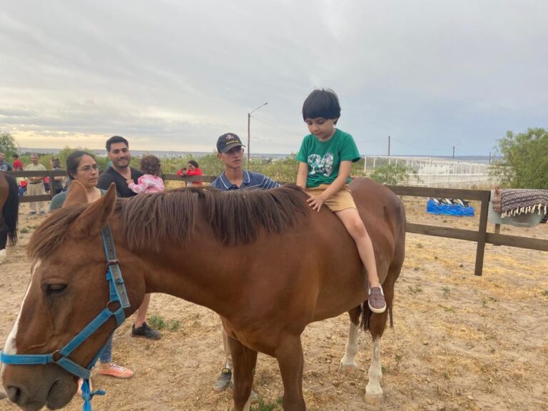 La actividad con caballos para jóvenes con TEA cerró el 2023