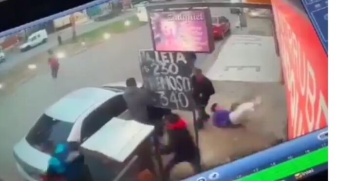 poli baleado