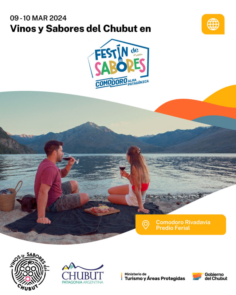 Provincia promocionará su programa de enoturismo en “Festín de Sabores” en Comodoro Rivadavia