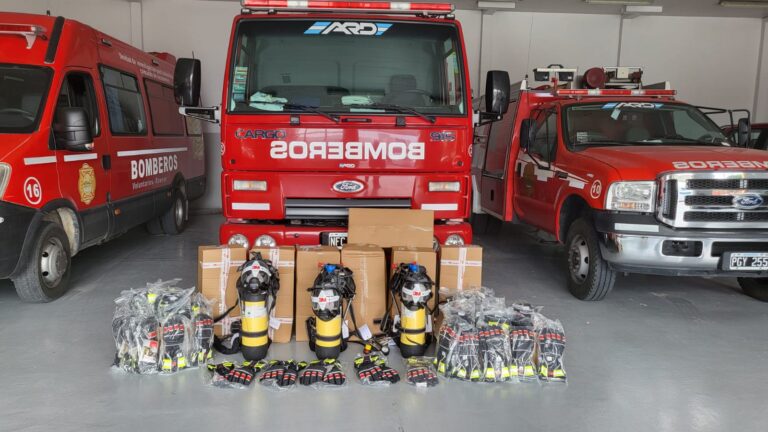Los Bomberos Voluntarios de Rawson adquirieron nuevo equipamiento