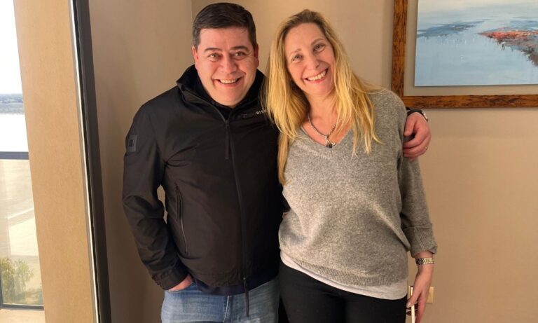 Visita oficial de Karina Milei y Martín Menem a Trelew