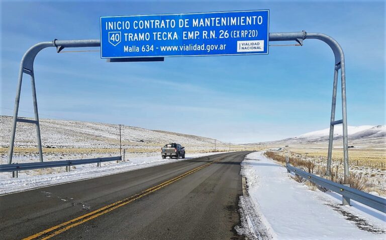 Chubut: Plan Invernal y estado de las rutas de cara a las vacaciones de invierno