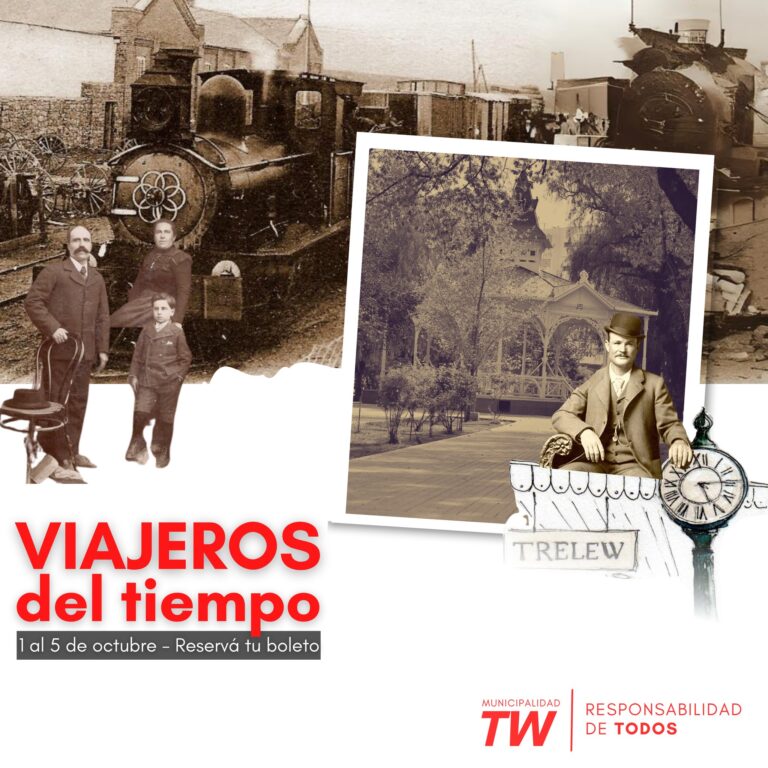 Trelew celebra su mes aniversario con una Semana de Estaciones Históricas
