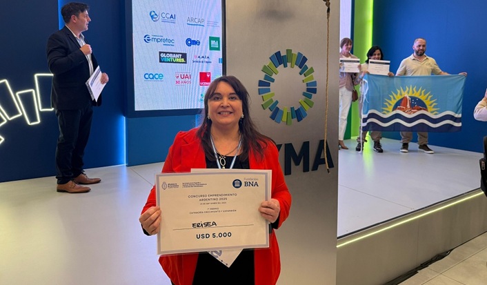 Erisea: empresa del Conicet Patagonia ganó Emprendimiento Argentino 2025