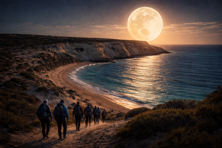 Trekking con Luna Llena: una travesía salvaje para vivir la Península Valdés desde adentro
