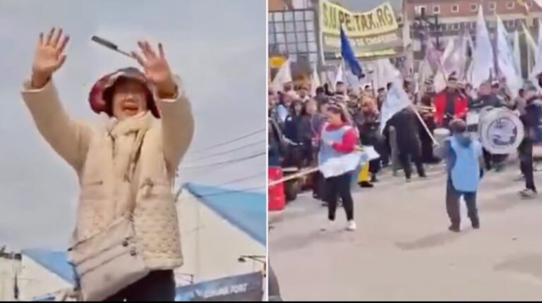 Ushuaia: Turistas chinos creyeron que una protesta era una fiesta&nbsp;