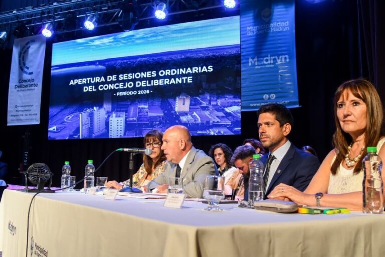 Puerto Madryn abrió las sesiones 2026 con anuncios en inversión social, obras y ambiente